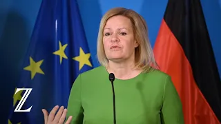 Nancy Faeser: "Ich sehe Schengen in Gefahr"