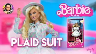 The Barbie Movie Matching Plaid Set Doll Review - Back to Barbie Land Scene | Margot Robbie | 2023