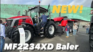 New Massey Ferguson 2234XD baler walk round at Sima show