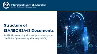 Structure of ISA/IEC 62443 Documents