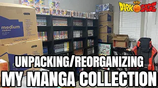 Unpacking & Reorganizing my Manga Collection (Featuring The Uncensored Anime Podcast)