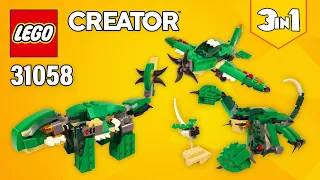 LEGO® Dinosaurs [31058] Dino Island Recon Plane, Ankylosaurus & Scary Scorpion | Extra Instructions