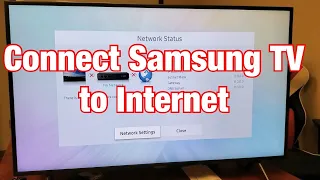 Samsung Smart TV: How to Connect to Internet WiFi (Wireless or Wired)