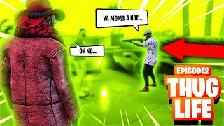 NEW RECRUITS HAVE A RAP BATTLE WITH BLOODS ON GTA 5 ONLINE THAT DIDN'T END WELL | GTA 5 THUG LIFE #2