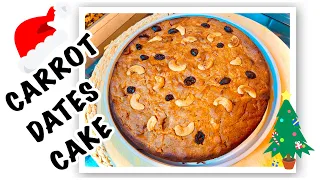 Carrot Dates Cake | No Sugar & Maida | Soft & Moist Wheat Flour Cake Recipe | Reenu’s Kitchen