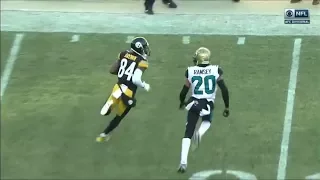 Antonio Brown vs Jalen Ramsey & AJ Bouye (2017 AFC Divisional) | WR vs CB Matchup