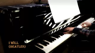 The Beatles - I Will (piano)