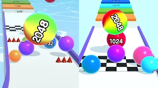Ball Run 2048 - All Levels Gameplay Android, iOS ( Levels 141 - 162 )