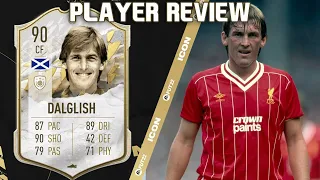 THE KING! 👑 90 ICON KENNY DALGLISH PLAYER REVIEW! FIFA 22 ULTIMATE TEAM