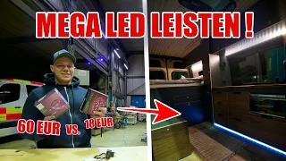 BILLIG VS TEUER 🤨 Die richtige Beleuchtung für den Camper | #VANLIFE