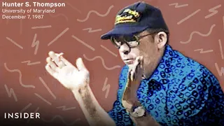 Rare Video Of Hunter Thompson On Joe Biden, Acid, And The Hells Angels | Insider News