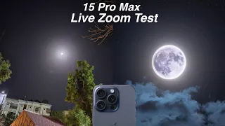 iPhone 15 Pro Max Live Zoom Test