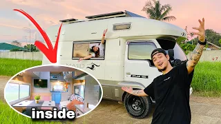 CAMPER VAN TOUR (Sasakyan na BAHAY ang Loob) | Geo Ong