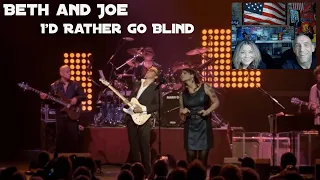 Beth & Joe - I'd Rather Go Blind - Live in Amsterdam - Reaction with Angie & Rollen