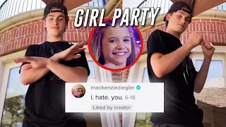 johnny orlando DANCES to kenzie's "GIRL PARTY"!!😭😂