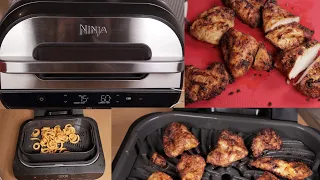 Ninja Foodi Max Health Grill & Air Fryer AG551UK Review & Demonstration