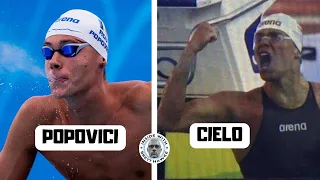 The differences between César Cielo & David Popovici