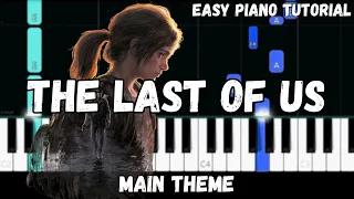 The Last of Us Main Theme (Easy Piano Tutorial)