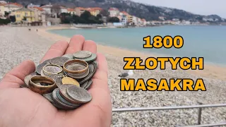 PLAŻOWICZE GUBIĄ NA POTĘGĘ! CHORWACKA PLAŻA PO SEZONIE! Wykrywacz metali!