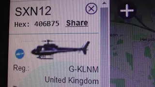 G KLNM or G OGLE Airbus helicopters H125 told to avoid march prison 17feb2021 323pm SXN12