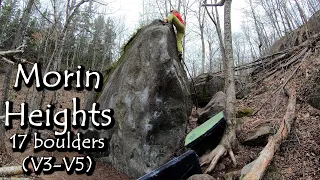 Morin-Heights (QC): 17 Boulders (V3-V5)