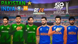 T20 WC 2024 in Quick Play RC 24 || Playing With Official Jersey || IND va PAK || RC24 New Updated