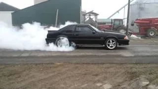 1990 mustang gt 3 gear burnout