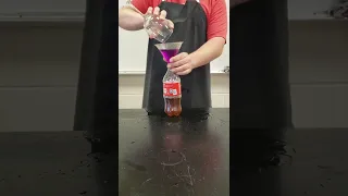 Water from Coca-Cola from Wine Science Demonstration (Potassium Permanganate Redox Chemistry)