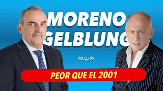 Guillermo Moreno con Chiche Gelblung 20/4/23