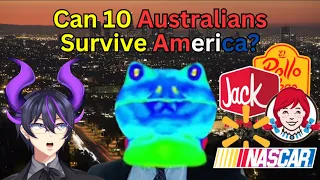 "Can 10 Idiot Australians Survive America?" | Kip Reacts to martincitopants