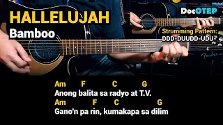 Hallelujah - Bamboo (Guitar Chords Tutorial with Lyrics)