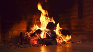 Fireplace 10 HOURS full HD • Soft Jazz Saxophone Music • The Most Romantic and Relaxing on YouTube!