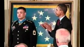 Presidential "Whisper" at Medal of Honor Ceremony