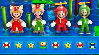 New Super Mario Bros U Deluxe (Hack) – 2 Players Co Op Walkthrough World 1