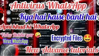 Learn Antivirus WhatsApp Advanced Modification | Virus WhatsApp | Iblis devil WhatsApp