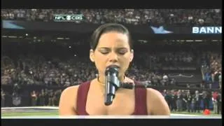 Alicia Keys: The National Anthem at Superbowl 47