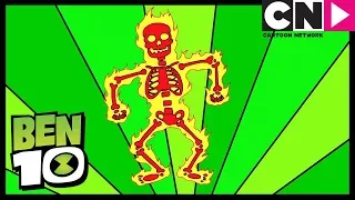 Ben 10 | Heatblast VS Xingo - Incredible Fight | Cartoon Network