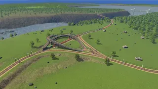 3-Way Train Interchange - Cities: Skylines