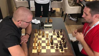 Мілош Шпар IM, POL - Володимир Сакун FM, UKR. Saint Charbel Chess Cup'23.