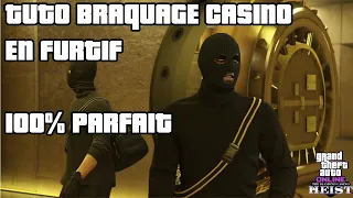 GTA 5 ONLINE - Comment faire le BRAQUAGE CASINO en FURTIF - 100% PARFAIT