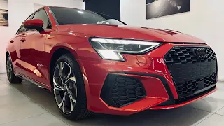 ENTREGA del Nuevo AUDI A3 SLINE 2023 con RINES EXTRAS  AROS NEGROS y MATRIX LED