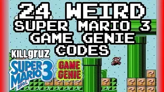 24 WEIRD Super Mario 3 Game Genie Codes - Killgruz