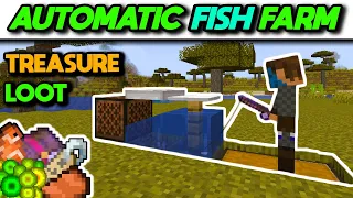 EASIEST Automatic AFK Fish Farm Tutorial (Java & Bedrock) - Minecraft 1.20