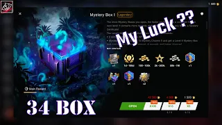 Opening 34 Mystery Box || WOT Blitz
