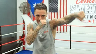 George Kambosos SHOWS INSANE SPEED before title fight against Teofimo Lopez!