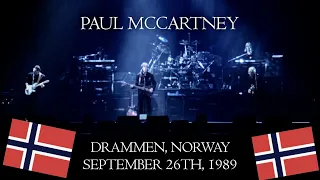 Paul McCartney - Live in Drammen (September 26th, 1989) - Best Source Merge