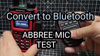 ABBREE BLUETOOTH MIC & NON BLUETOOTH ADAPTER