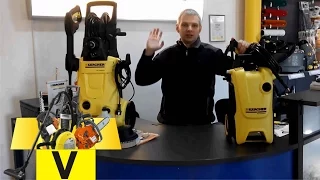 Сравнение минмоек Karcher K 4 и K 5 /Pressure Washer