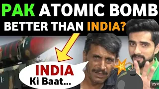 INDIA🇮🇳 VS PAK🇵🇰 ATOMIC COMPARISON, VIRAL VIDEO FROM PAKISTAN PUBLIC REACTION, REAL ENTERTAINMENT TV