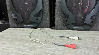 Speaker Wire to RCA Plug